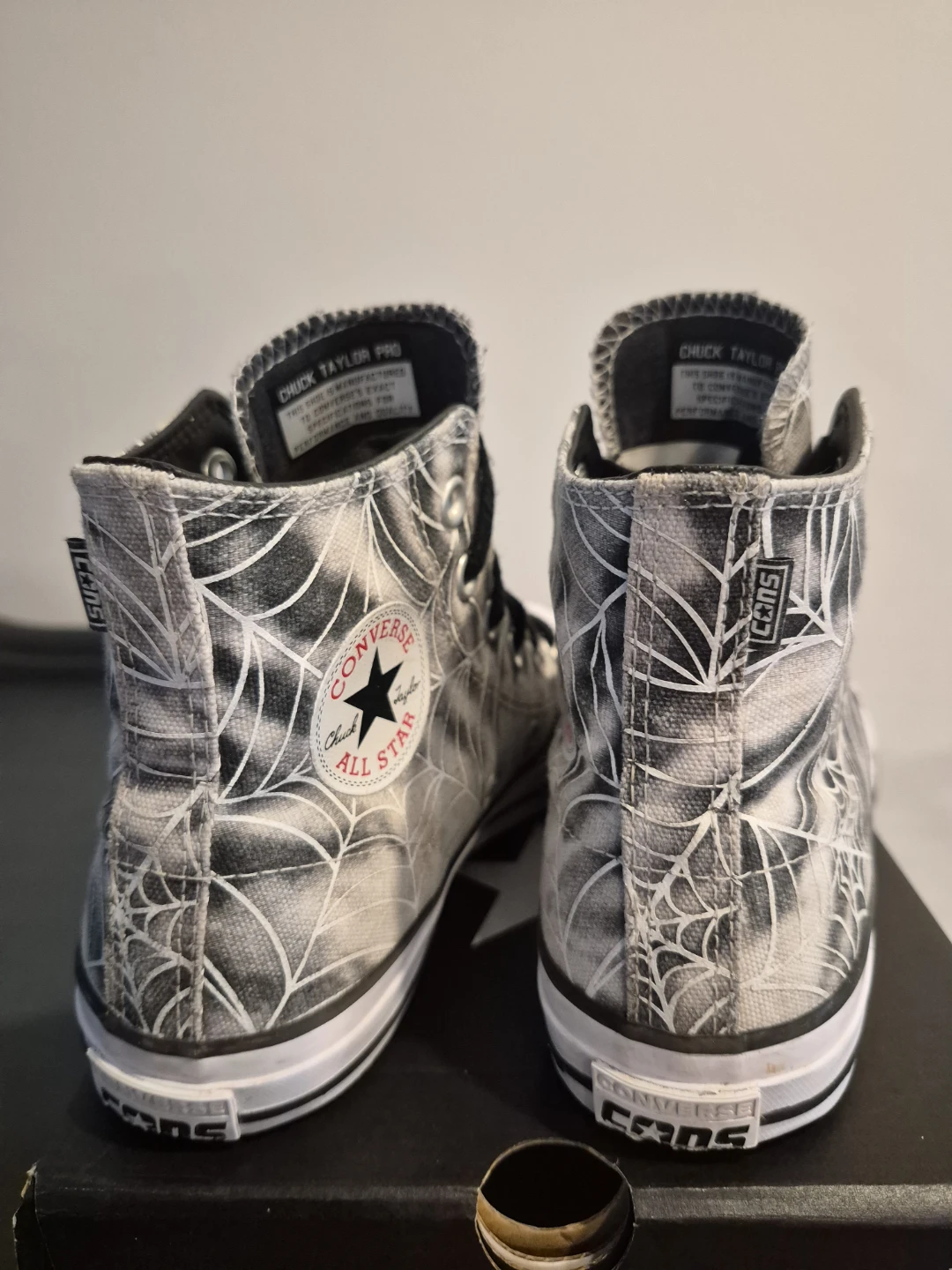 Converse Chuck Taylor Pro High Top Spider Web Shoes - photo 2