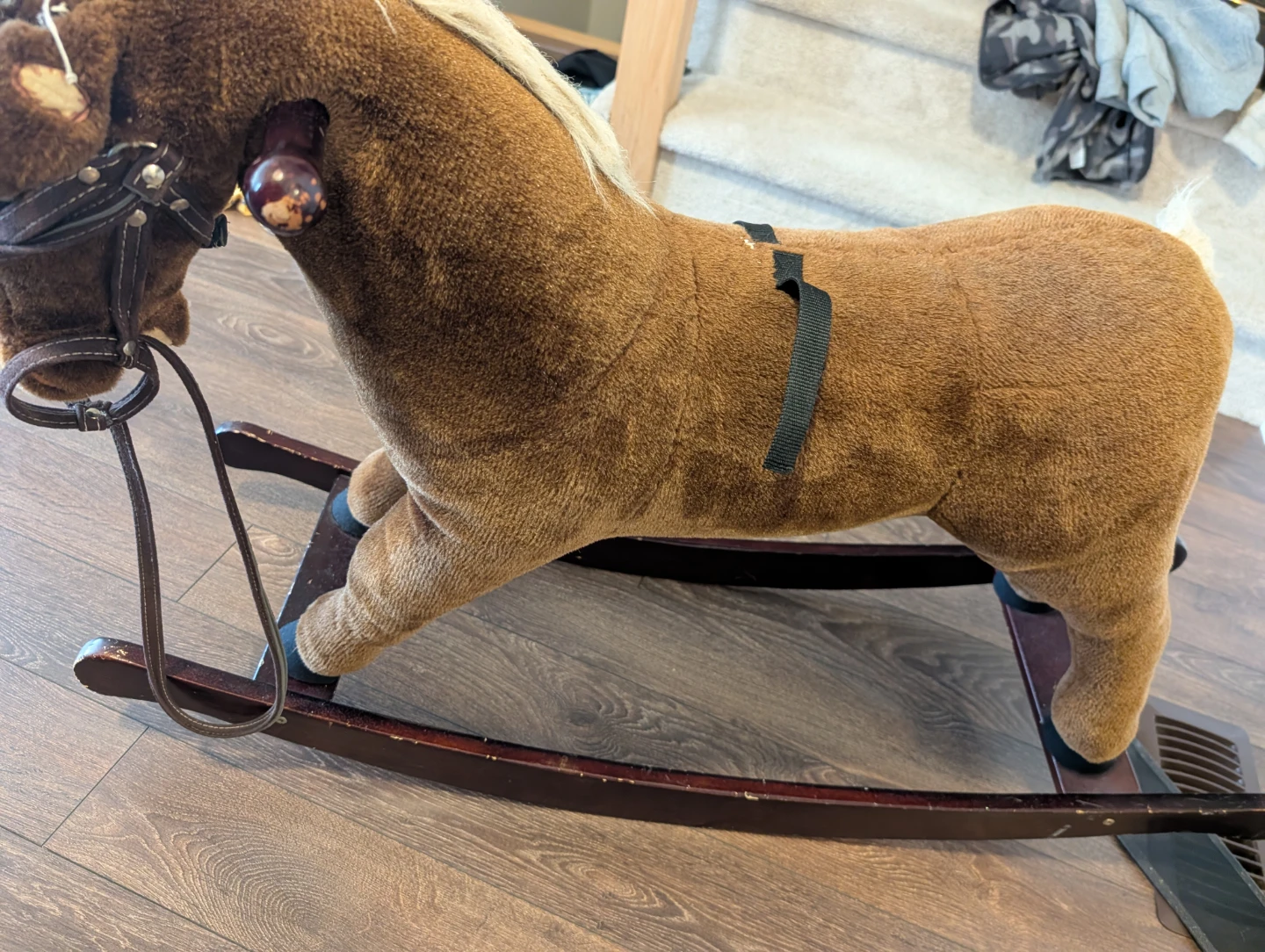 Brown Plush Rocking Horse - photo 3