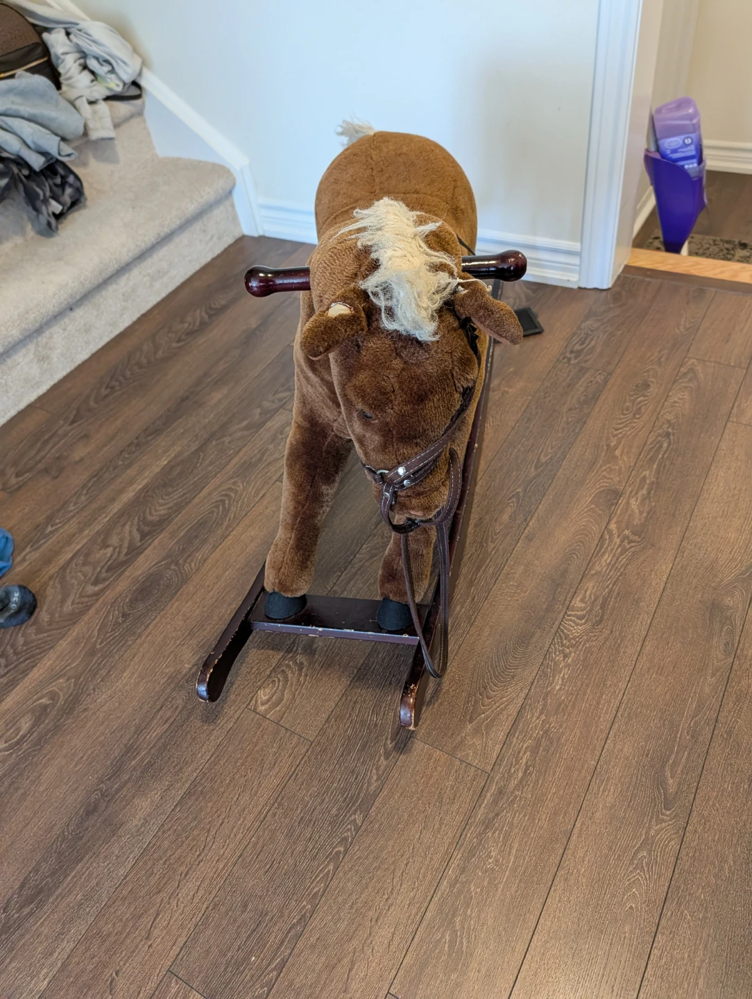 Brown Plush Rocking Horse - photo 4