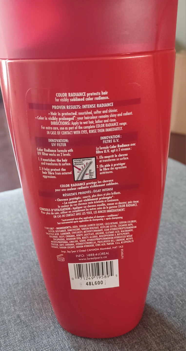 L'Oréal Hair Expertise Color Radiance Shampoo - photo 2