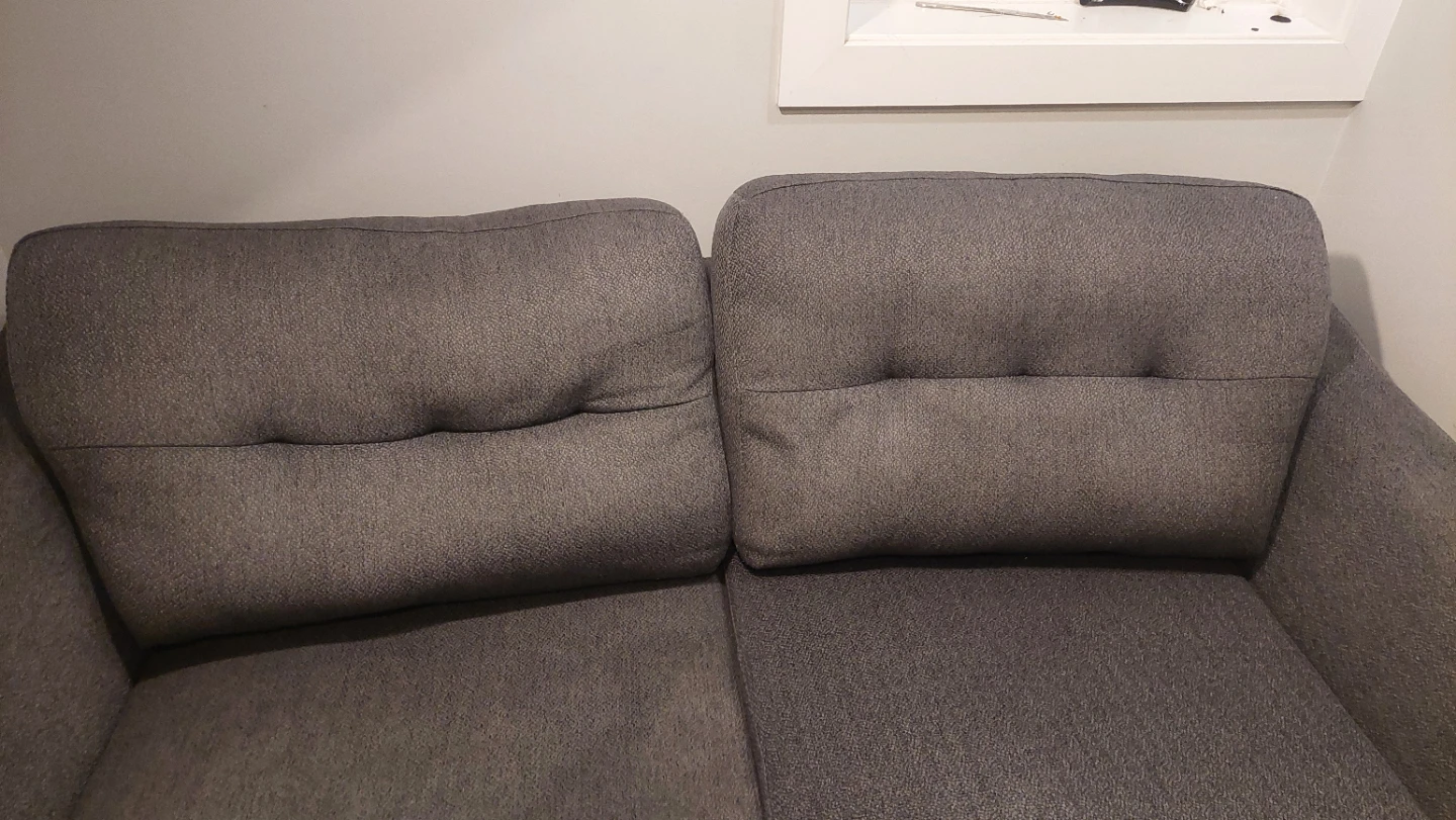 Dark Grey Reversible Sectional Sofa - photo 5