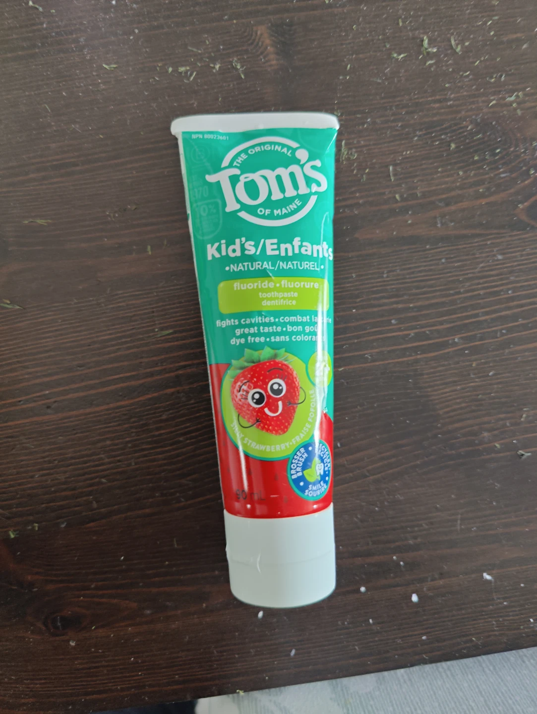 Tom's of Maine Kid's Fluoride Toothpaste - Strawberry