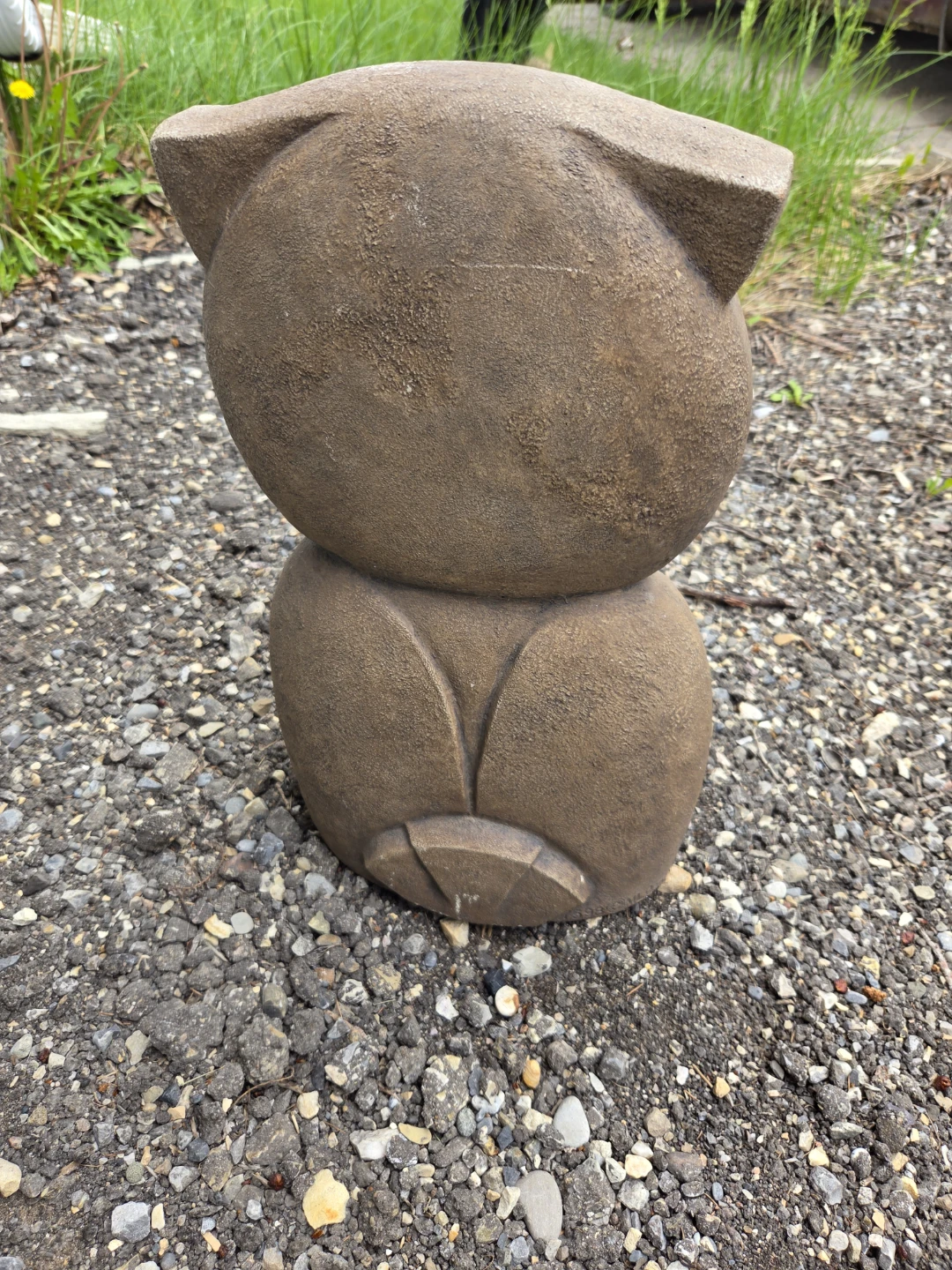 Stone Owl Garden Statue - photo 2