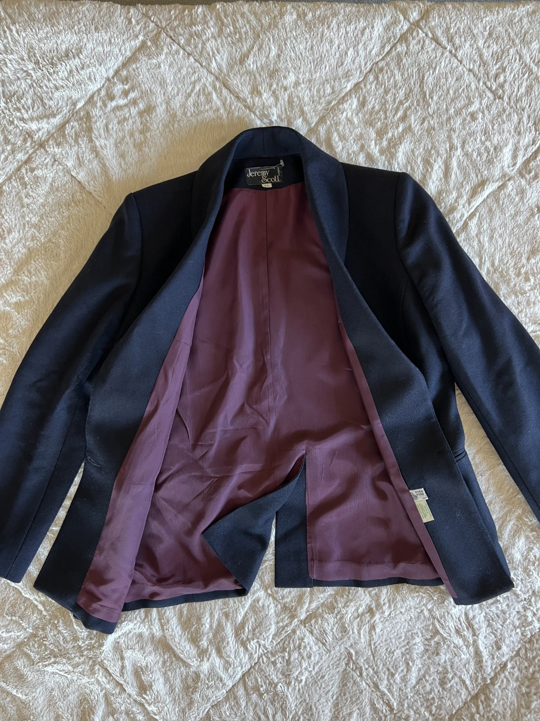 Jeremy Scott Navy Blazer - photo 3