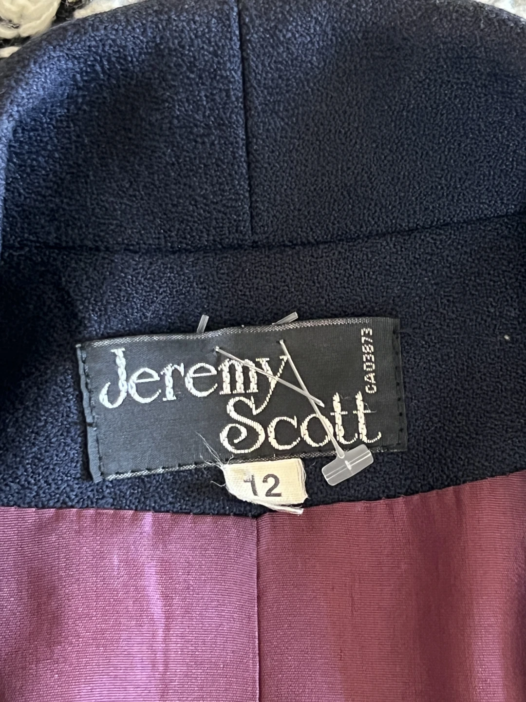 Jeremy Scott Navy Blazer - photo 5
