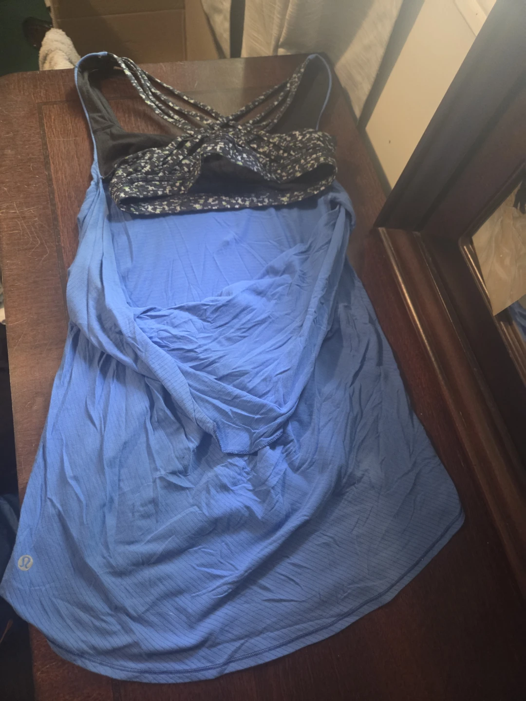 Lululemon Blue Tank Top with Bra - photo 2
