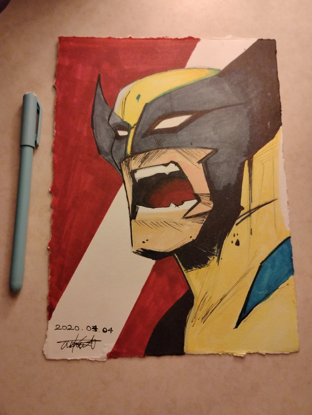 Hand-Made Wolverine Artwork - 2020.03.04