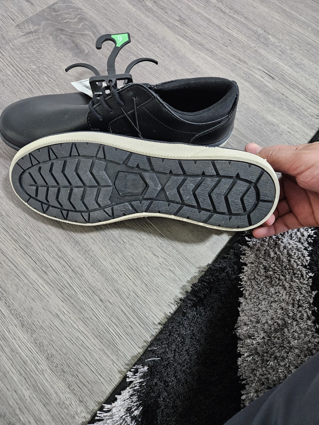 George Men's Black Lace-Up Oxford Shoes - photo 3