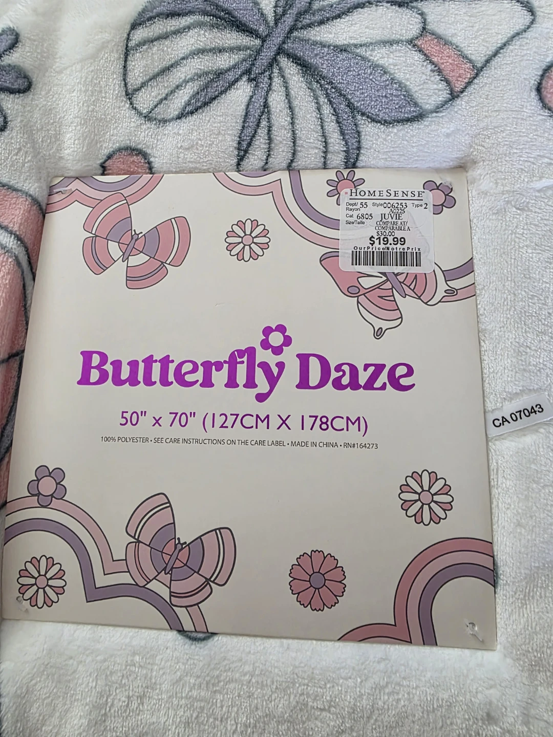 Butterfly Daze Throw Blanket