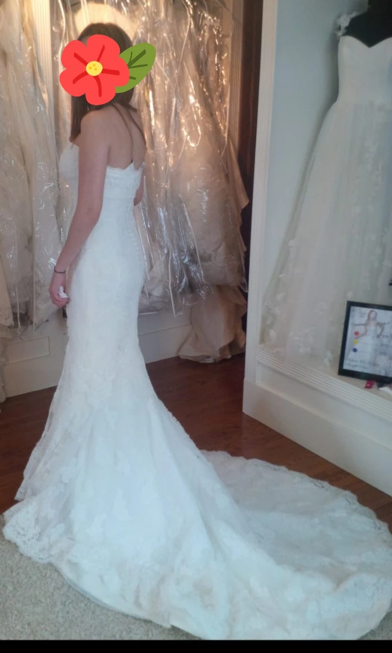 White Lace Mermaid Wedding Dress