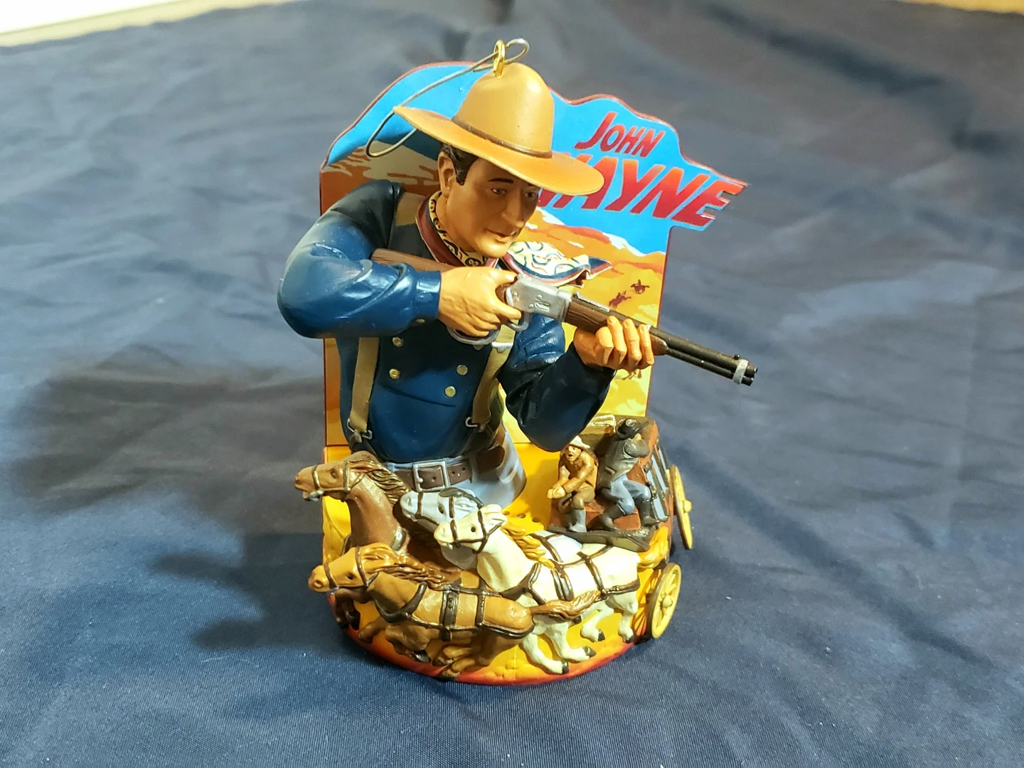 John Wayne American Icon Cowboy Carlton Sound Christmas Ornament