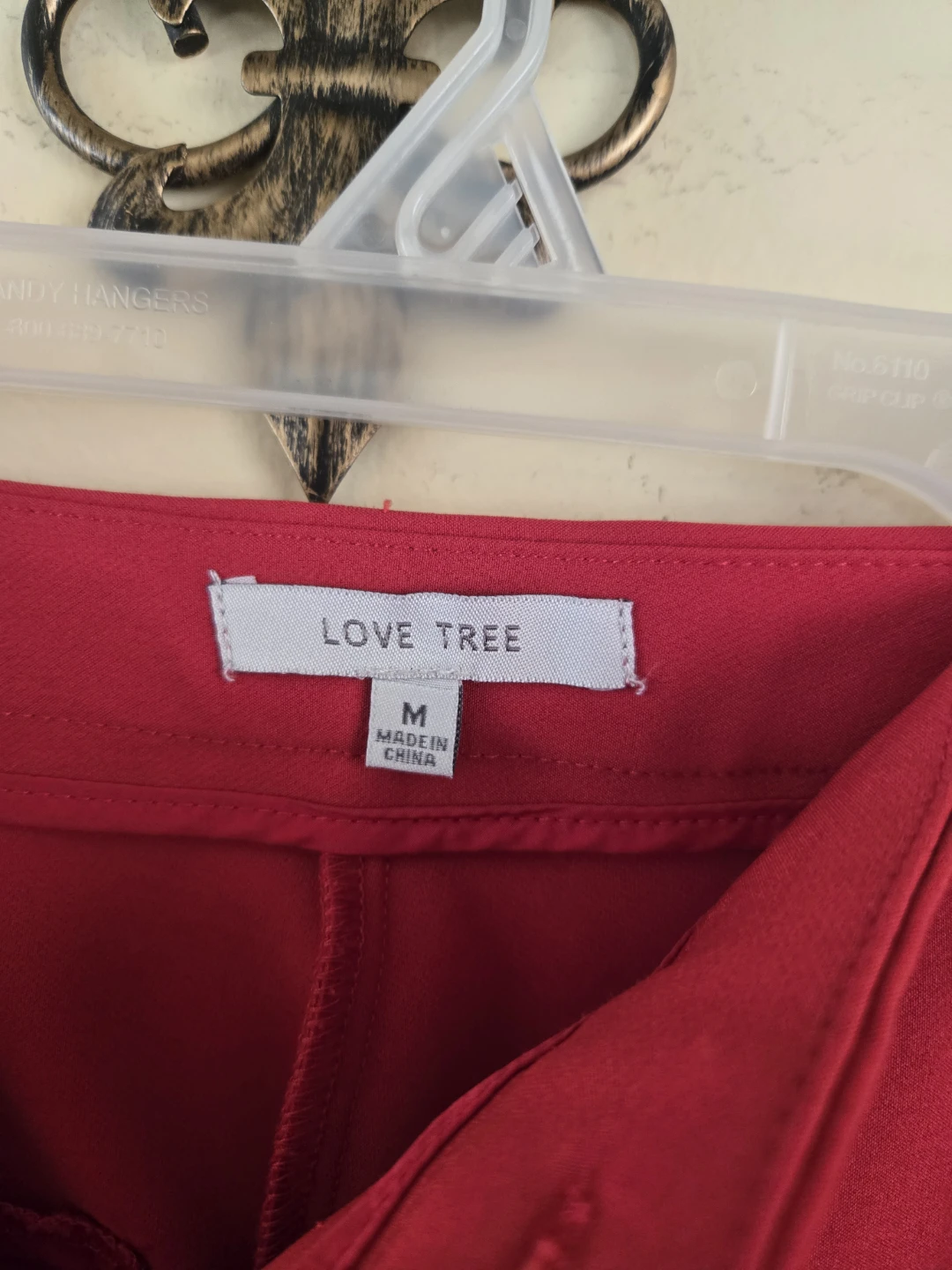 Love Tree Red Trousers Size M - photo 2