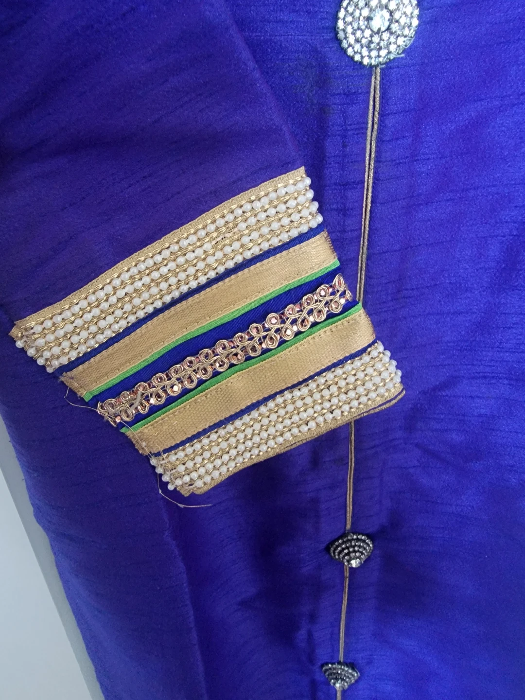 Purple Kurta with Embellishments - photo 4