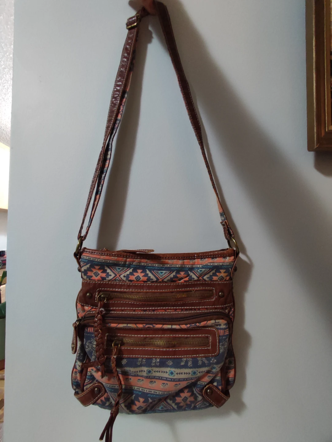 Aztec Print Crossbody Bag - photo 5