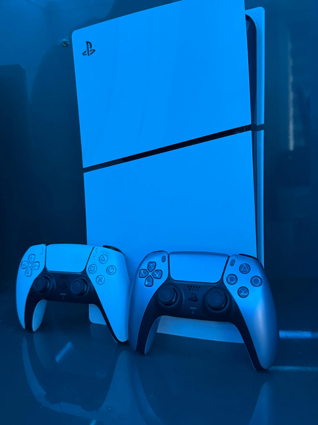 PlayStation 5 Console with Two Controllers