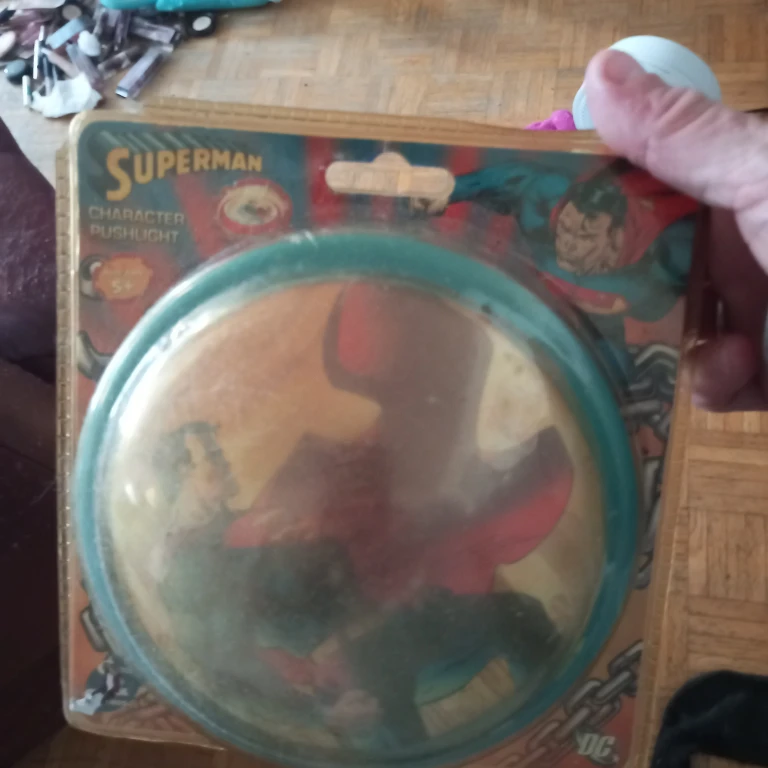 Superman Character Pushlight