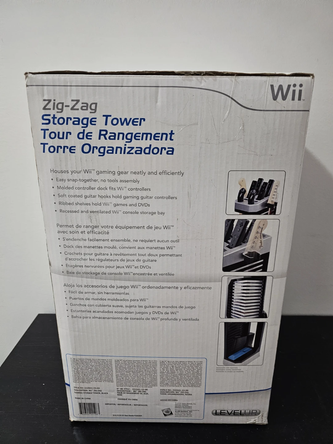 Wii Zig-Zag Storage Tower - photo 3