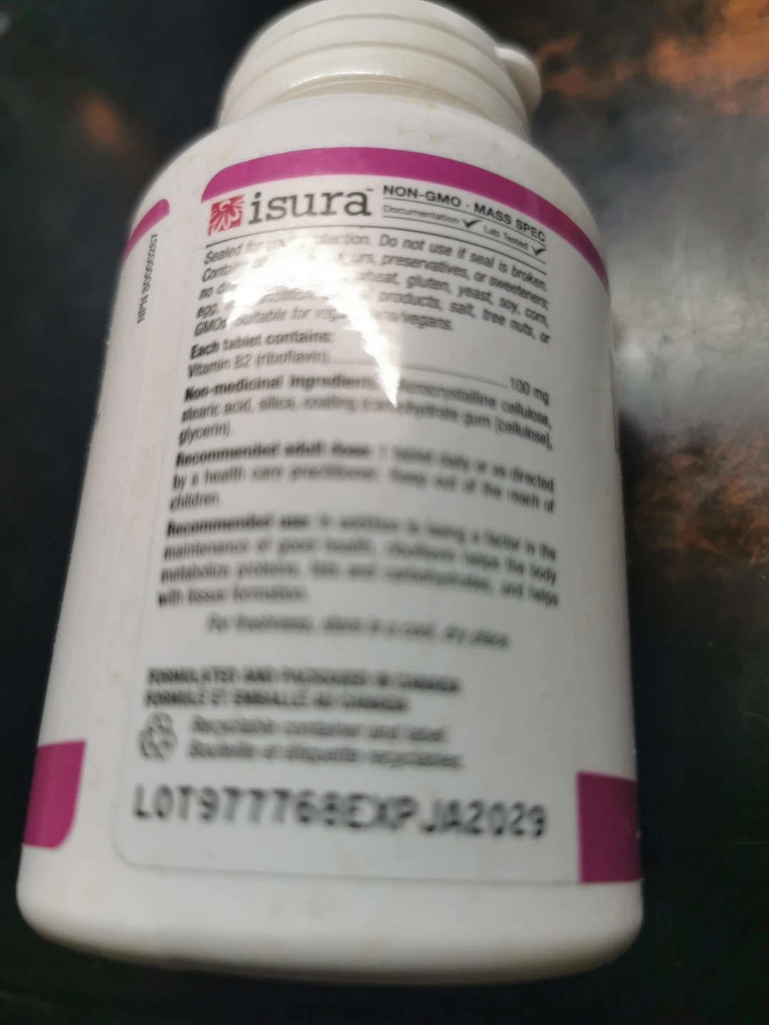 Natural Factors Vitamin B2 100 mg Riboflavin - 90 Capsules - photo 2