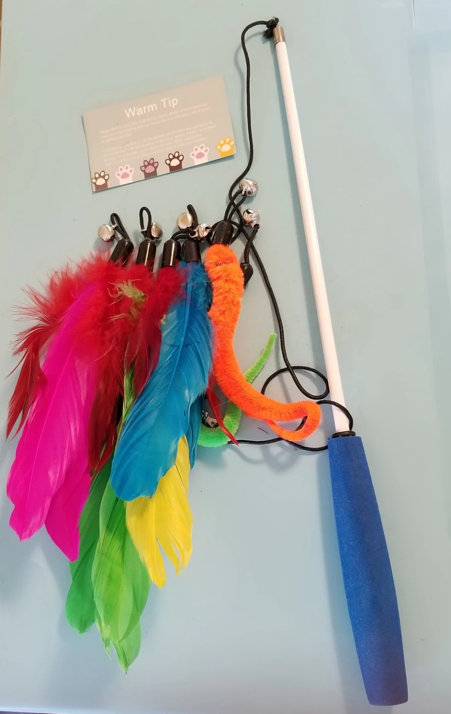 Cat Toys Retractable Wand and Feather Refills