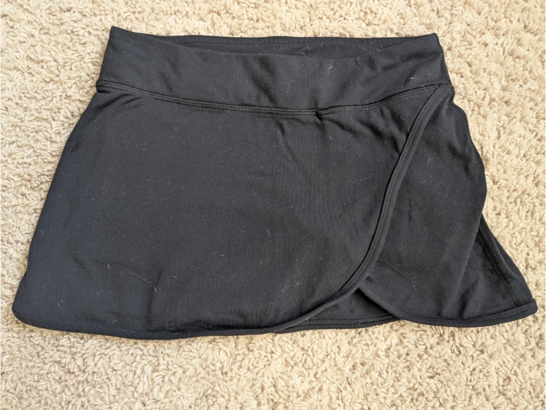 Lululemon Black Athletic Skort Skirt