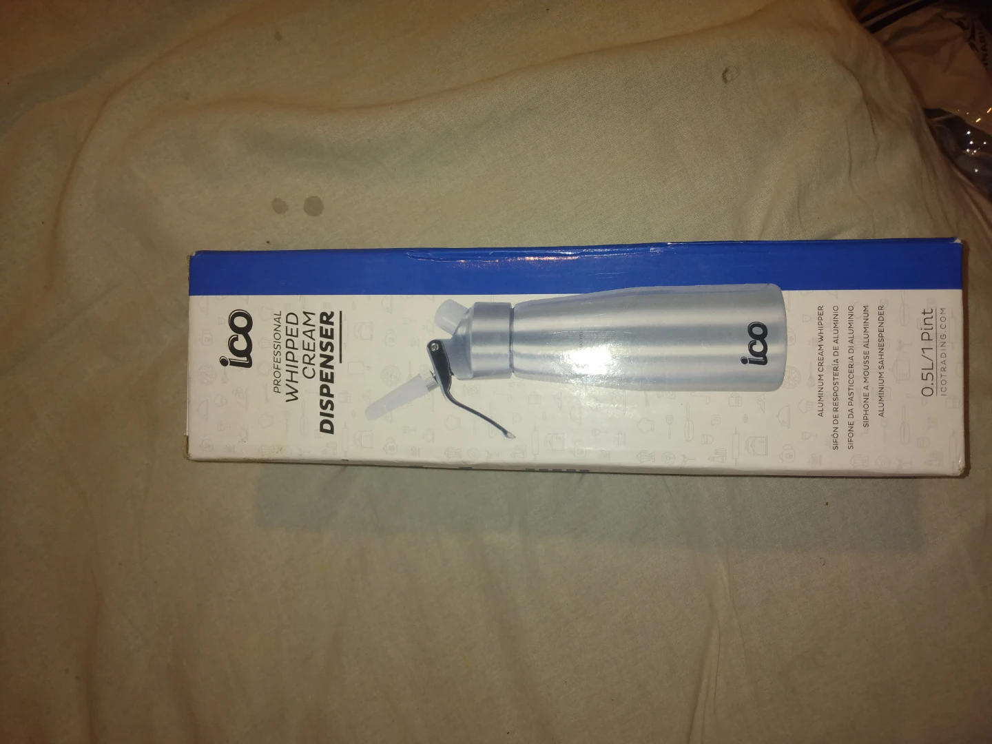Brand New ICO Professional Whipped Cream Dispenser 0.5L / 1 Pint