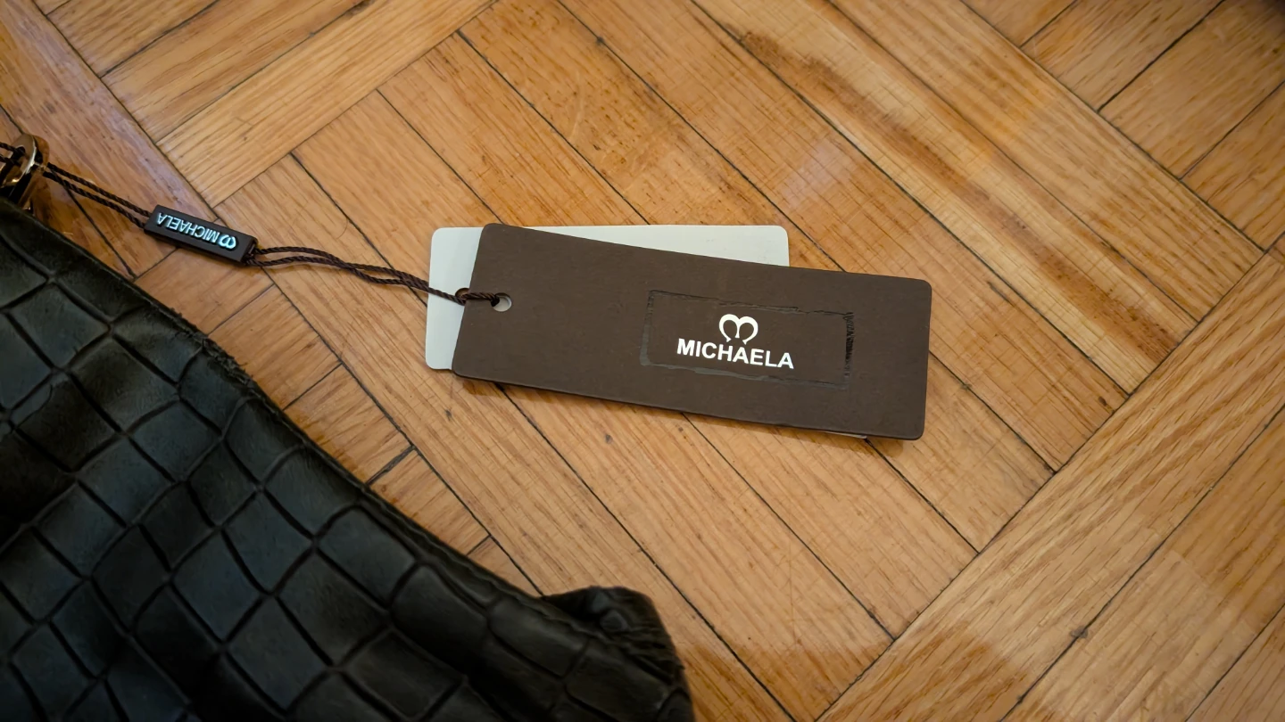 Michaela Crocodile-Embossed Handbag - photo 5