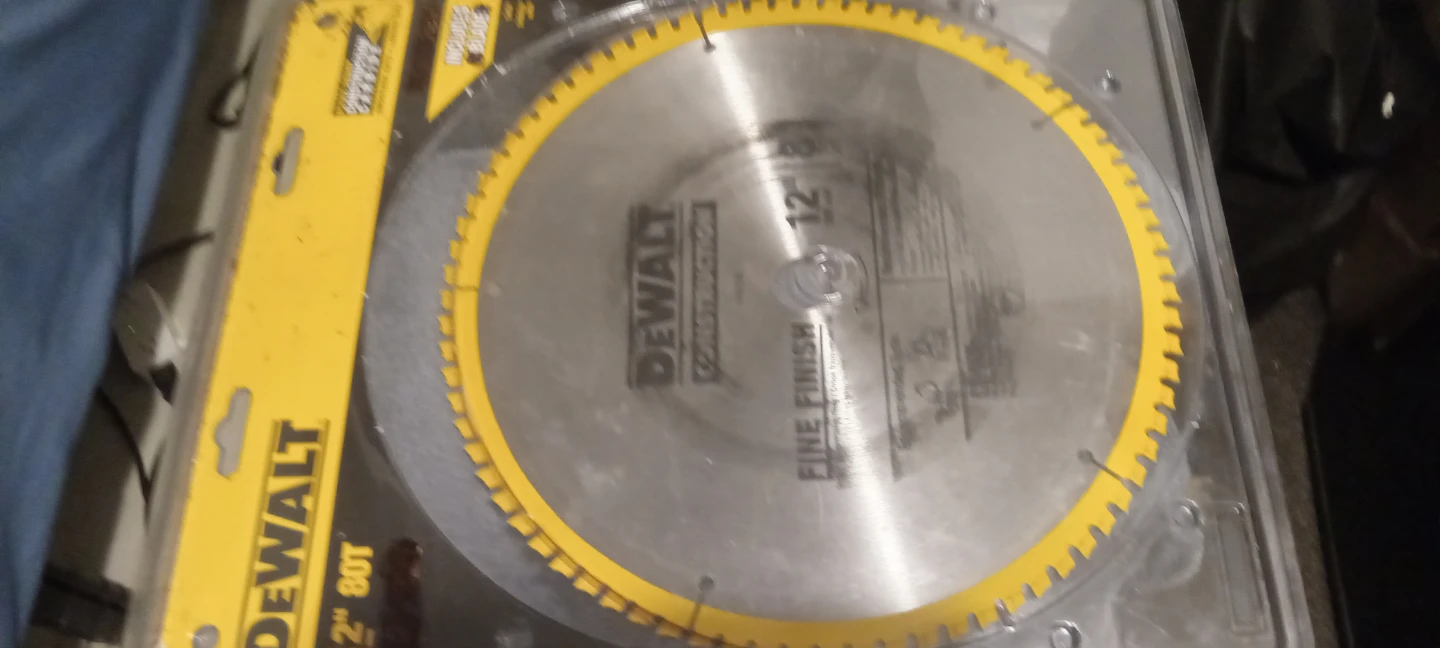DEWALT 12" 80T Fine Finish Circular Saw Blade