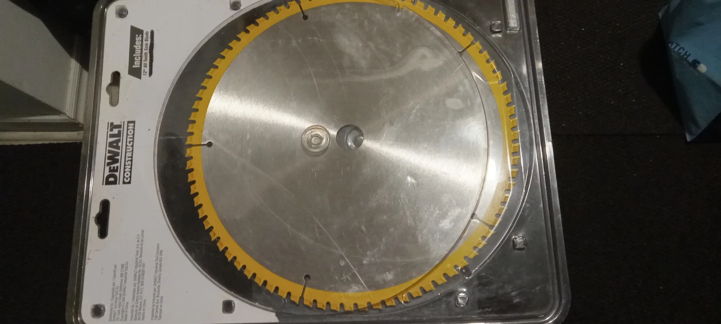 DEWALT 12" 80T Fine Finish Circular Saw Blade - photo 2