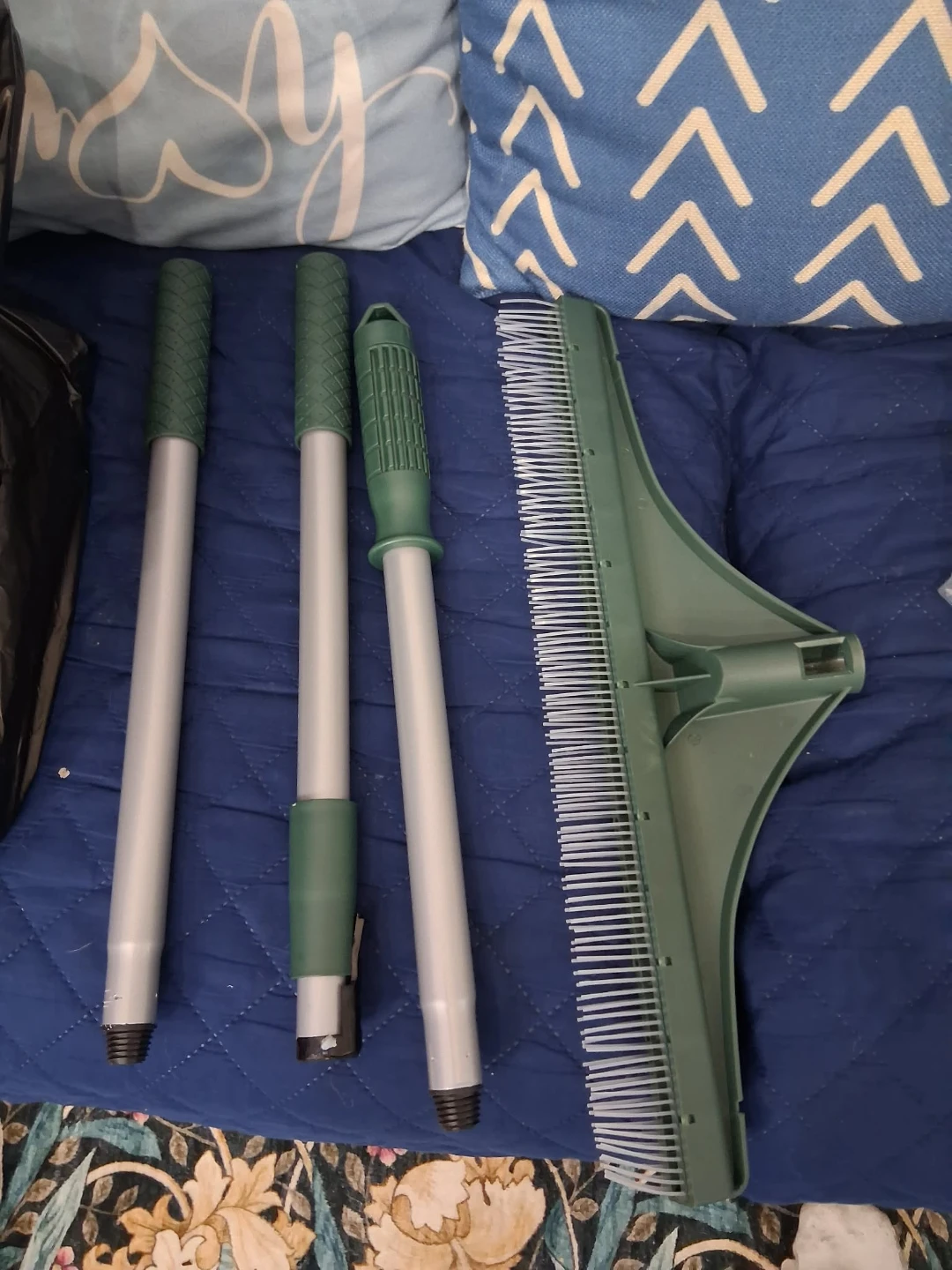 Green Grass Brush with Detachable Handles - photo 3