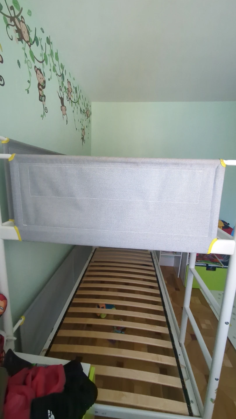 IKEA VITVAL (Bunk bed frame, white/light gray, Twin) - photo 2