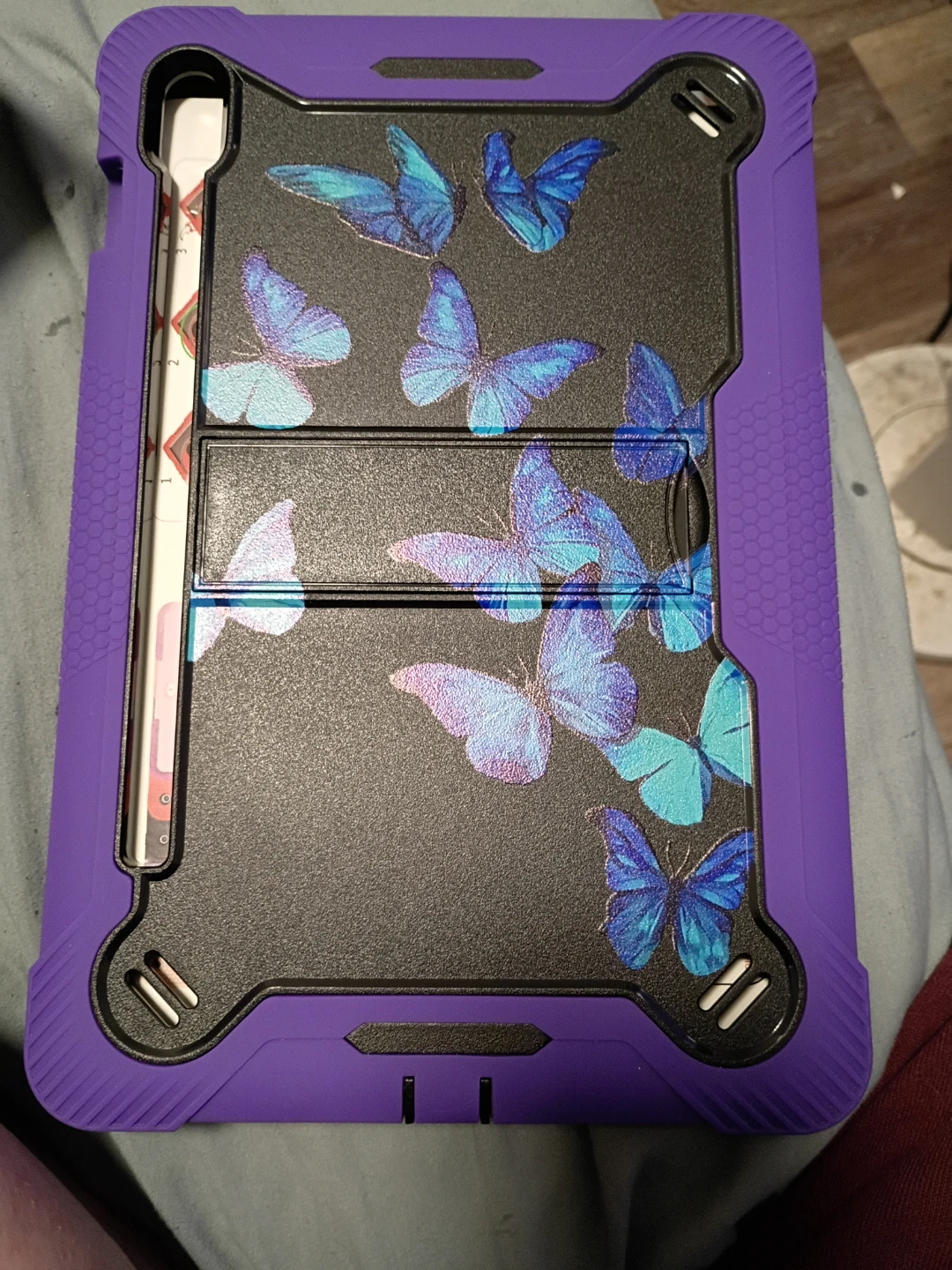 Purple Butterfly Tablet Case