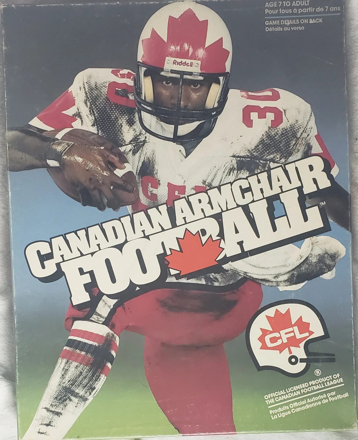 Vintage Canadian Armchair Football Board Game (1985)