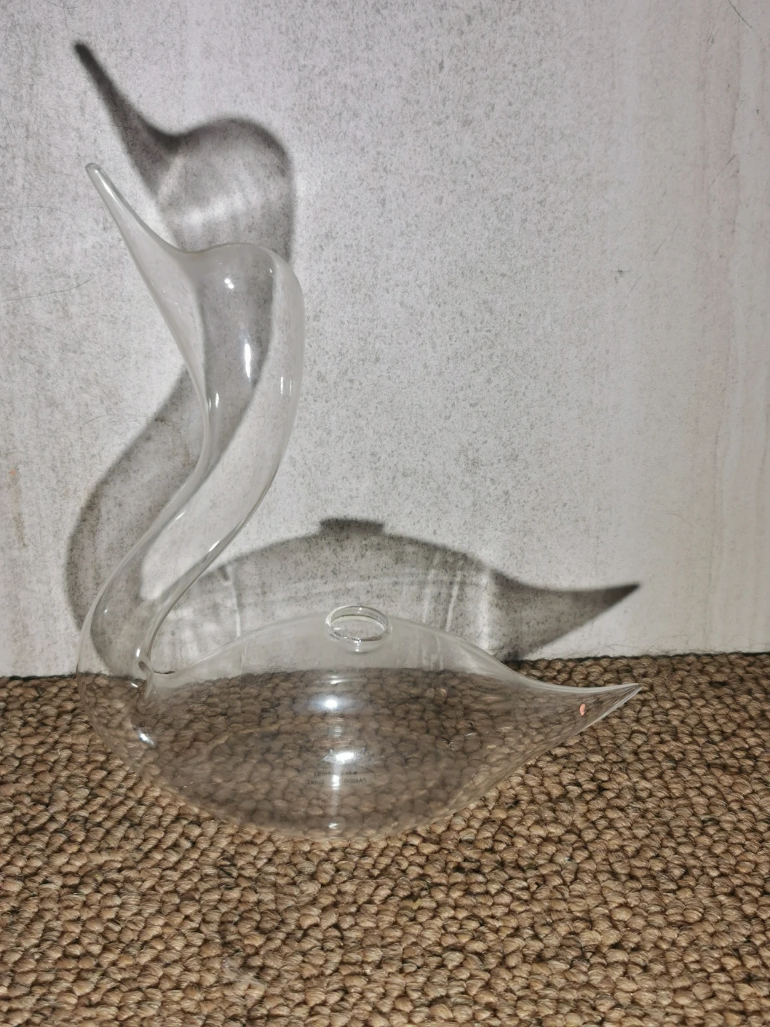 Glass Bird Vase