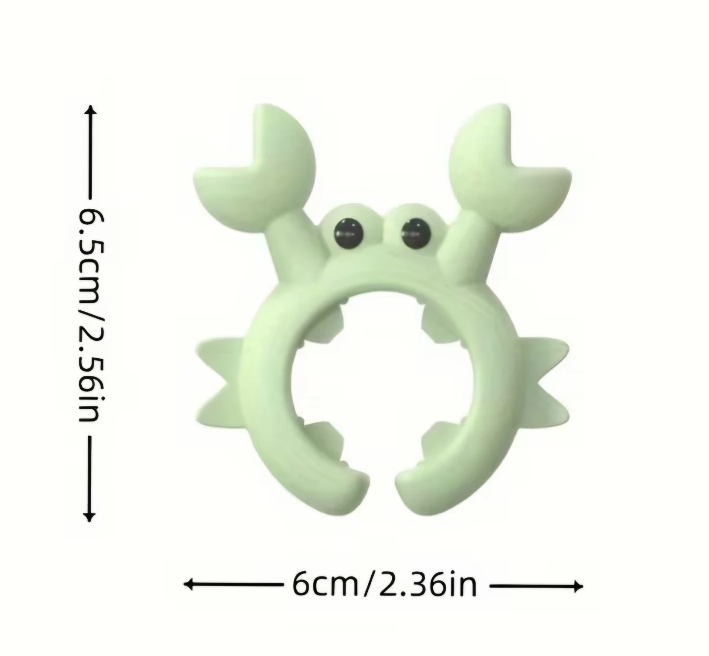 Crab-Shaped Silicone Spatula Holder