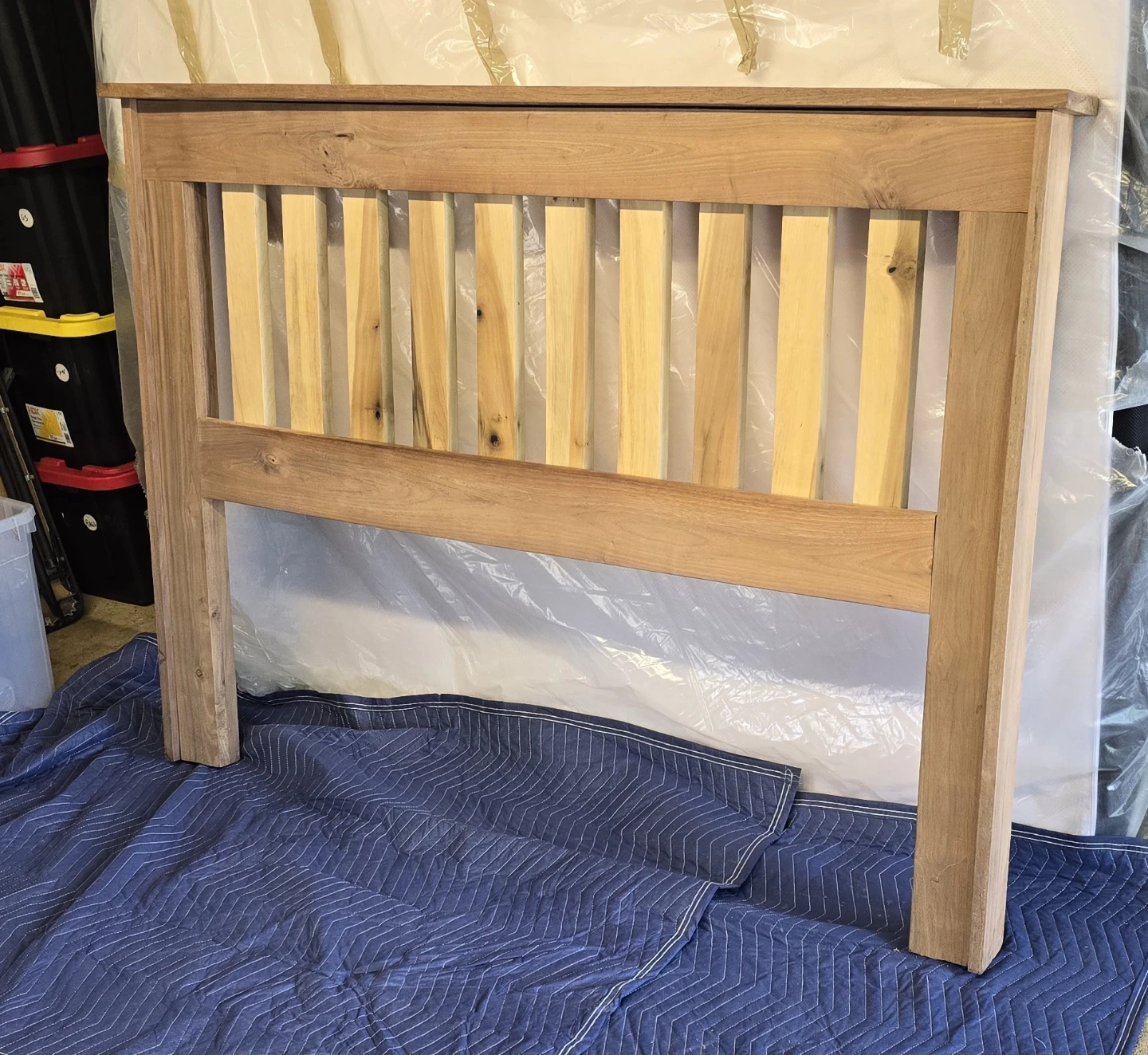 Solid Wood Rustic Headboard Queen