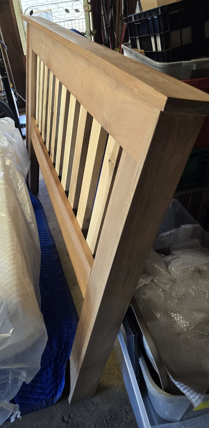 Solid Wood Rustic Headboard Queen - photo 2