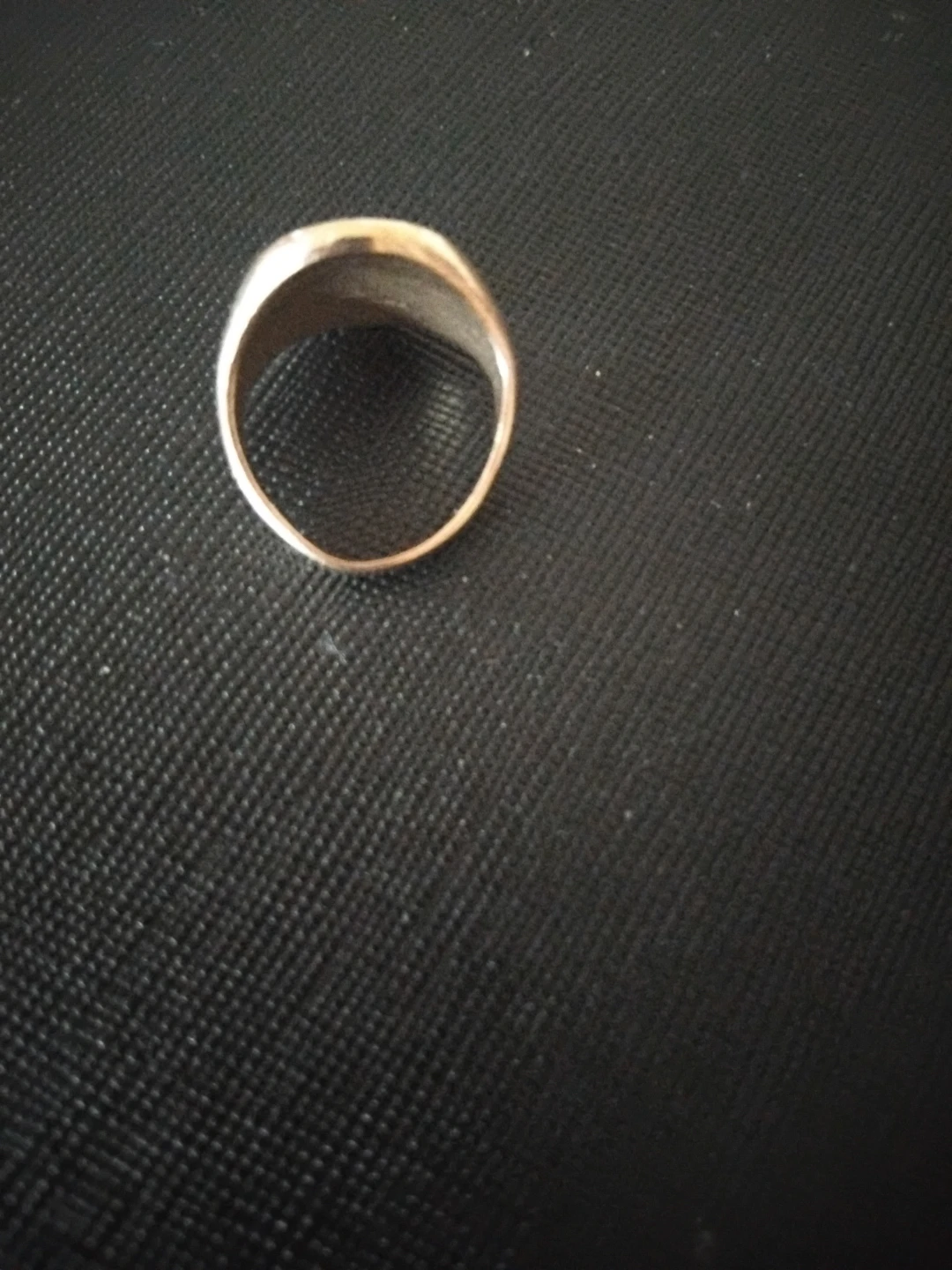 10 k Gold coloured signet ring - photo 2