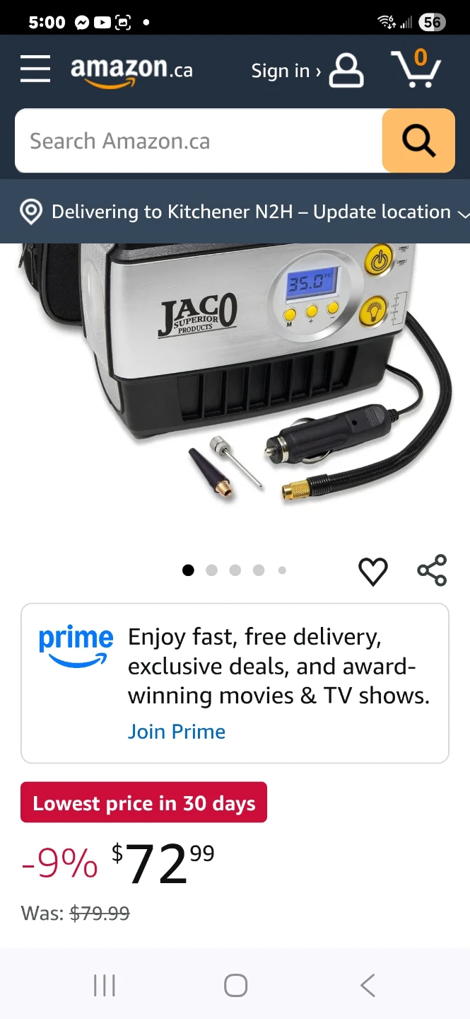 JACO Superior Products Portable Air Compressor - photo 2