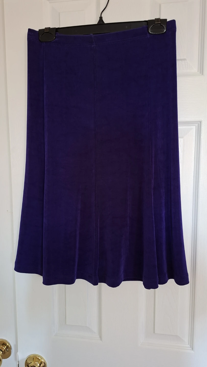 Purple A-line Skirt S/P
