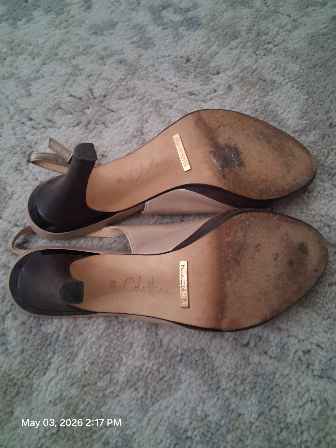 Cole Haan Peep Toe Slingback Heels size 9 - photo 4