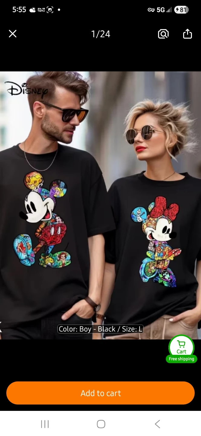 NEW Disney Mickey & Minnie Mouse T-Shirts 👕