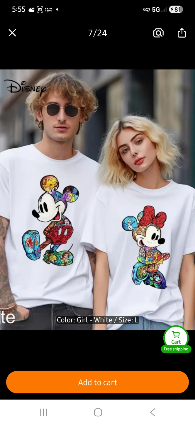 NEW Disney Mickey & Minnie Mouse T-Shirts 👕 - photo 2