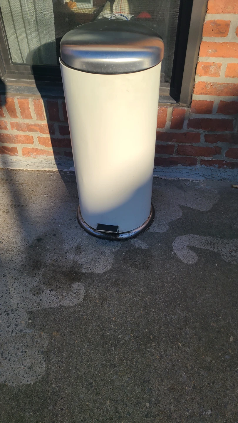 Vintage Step Trash Can