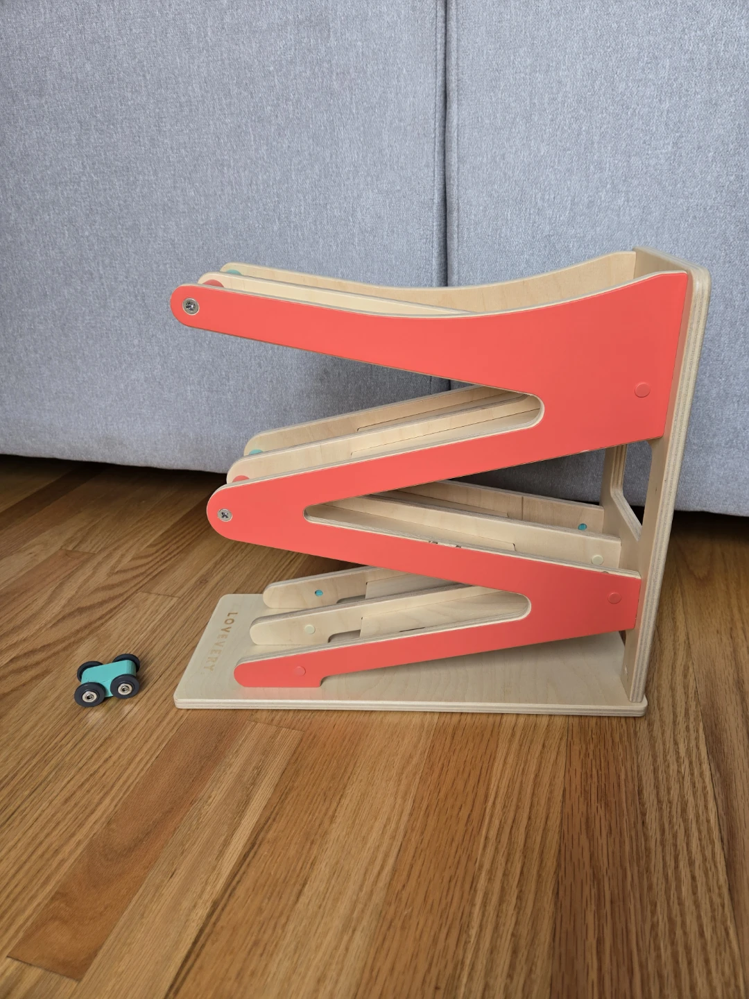 Lovevery Race & Chase Ramp Wooden Toy Montessori Play