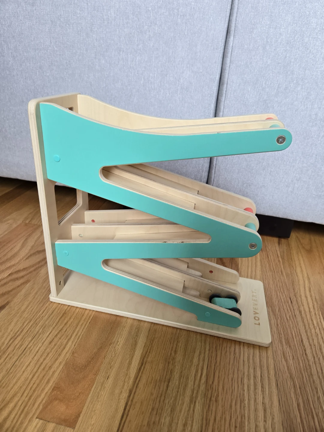 Lovevery Race & Chase Ramp Wooden Toy Montessori Play - photo 3