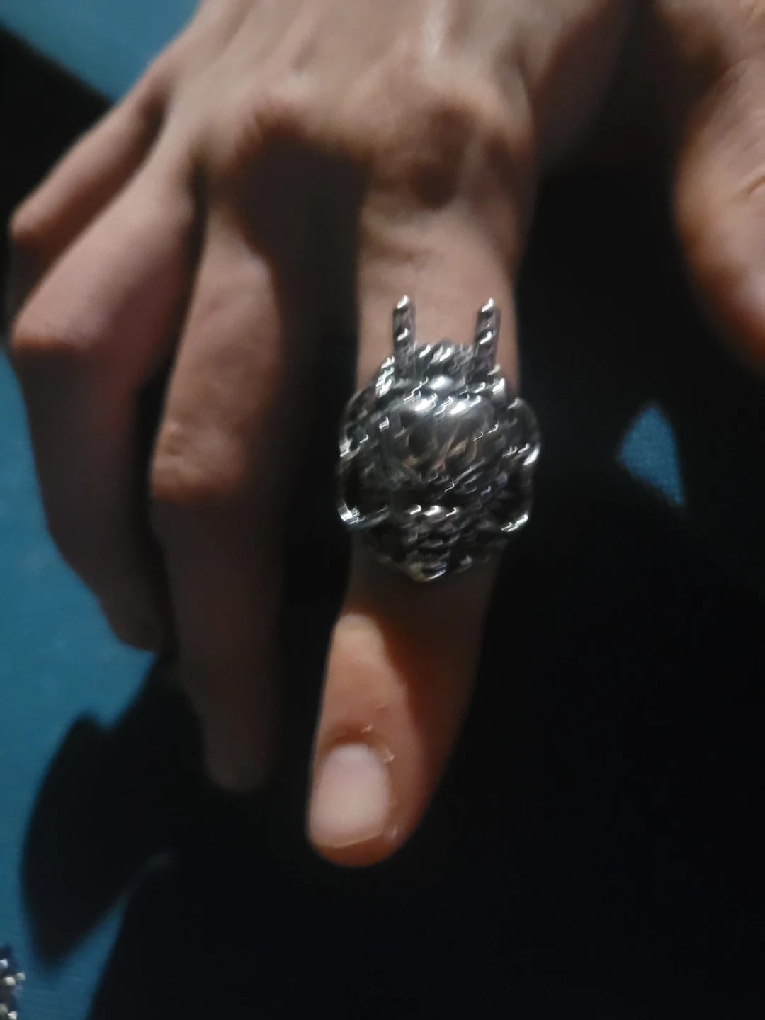 Dragon and skull rings - photo 2