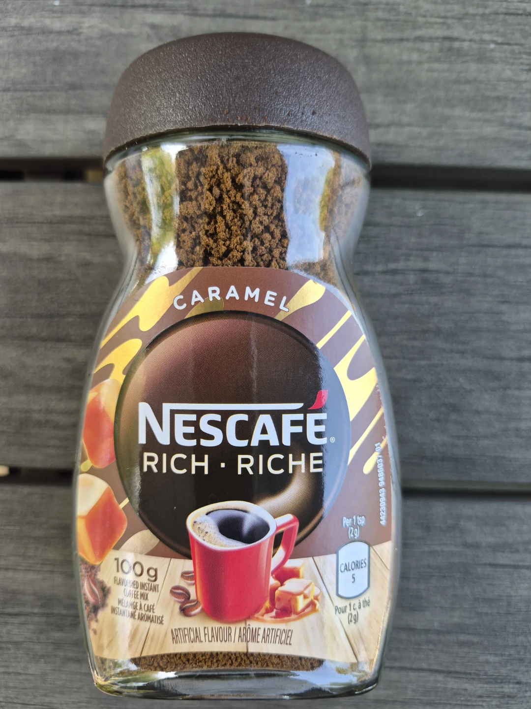 Nescafé Rich Caramel Flavoured Instant Coffee Mix, 100g