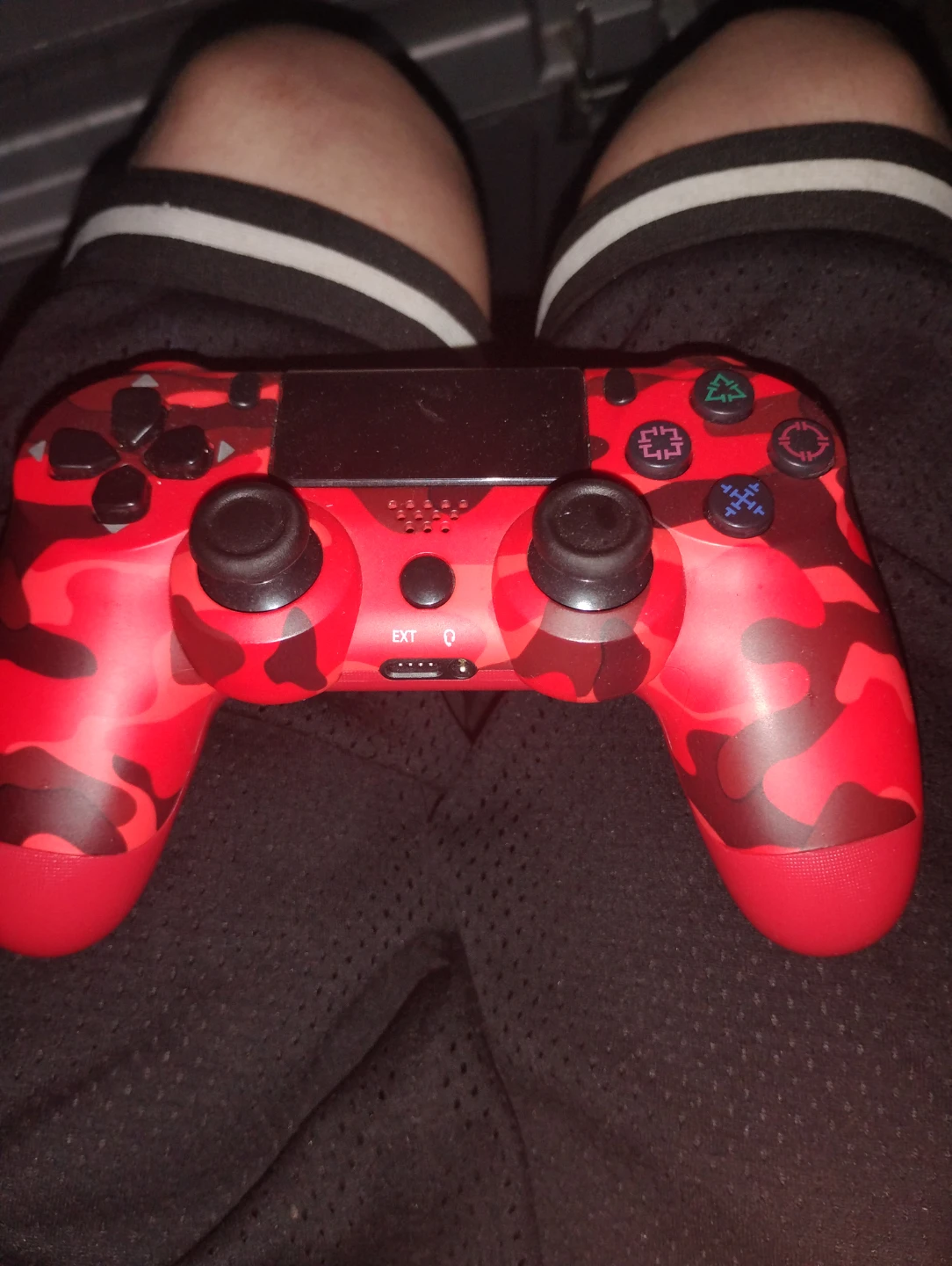Red Camouflage Wireless Game Controller - photo 2