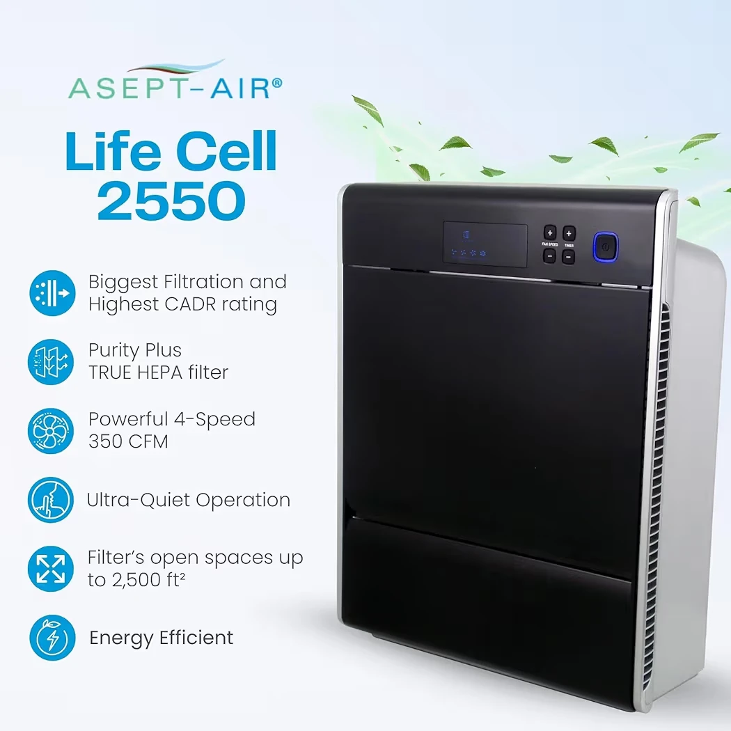 Asept-Air Life Cell 2550 Air Purifier