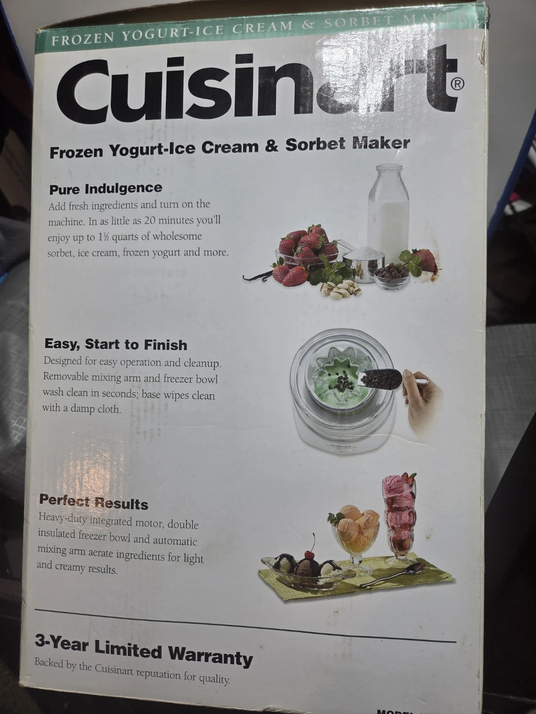 Cuisinart Ice Cream & Sorbet Maker - photo 3